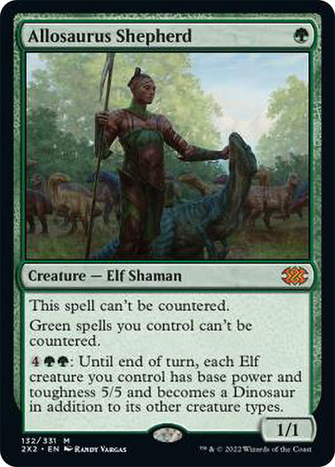 Allosaurus Shepherd\nDouble Masters 2022\nSingle\nMagic The Gathering