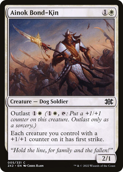 Ainok Bond-Kin
Double Masters 2022
Single
Magic: The Gathering