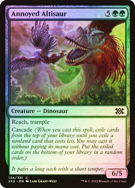 Annoyed Altisaur
Double Masters 2022
Single
Magic: The Gathering