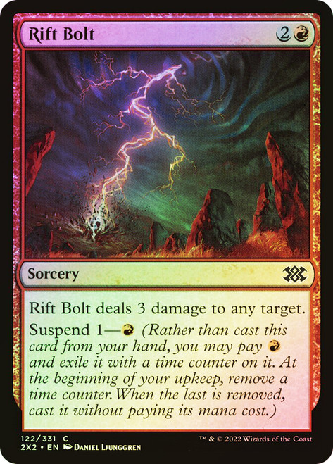 Rift Bolt
Double Masters 2022
Single
Magic: The Gathering