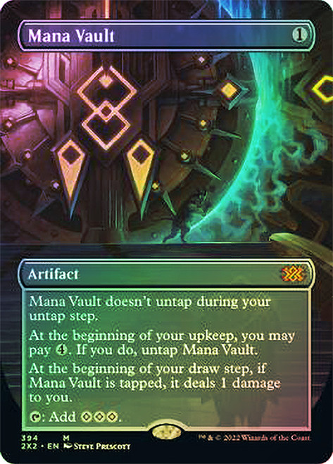 Mana Vault (Borderless)\nDouble Masters 2022 - Variants\nSingle\nMagic The Gathering