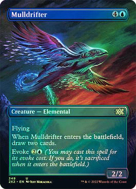 Mulldrifter (Borderless)\nDouble Masters 2022 - Variants\nSingle\nMagic The Gathering