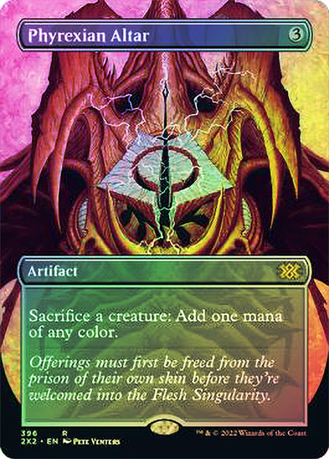 Phyrexian Altar (Borderless)\nDouble Masters 2022 - Variants\nSingle\nMagic The Gathering