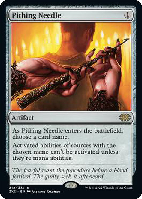 Pithing Needle\nDouble Masters 2022\nSingle\nMagic The Gathering