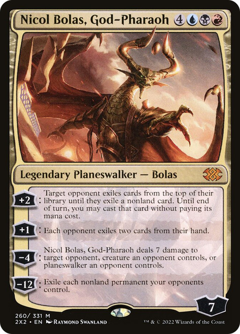 Nicol Bolas, God-Pharaoh
Double Masters 2022
Single
Magic: The Gathering