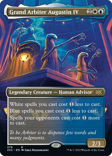 Grand Arbiter Augustin IV (Borderless)\nDouble Masters 2022 - Variants\nSingle\nMagic The Gathering