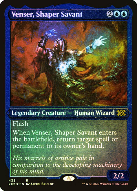 Venser, Shaper Savant
Double Masters 2022
Single
Magic: The Gathering