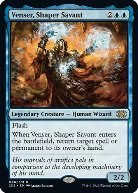 Venser, Shaper Savant\nDouble Masters 2022\nSingle\nMagic The Gathering