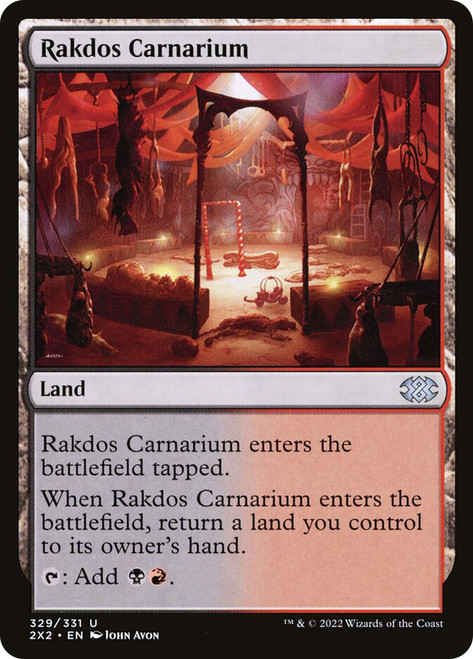 Rakdos Carnarium
Double Masters 2022
Single
Magic: The Gathering