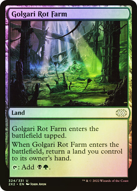 Golgari Rot Farm
Double Masters 2022
Single
Magic: The Gathering