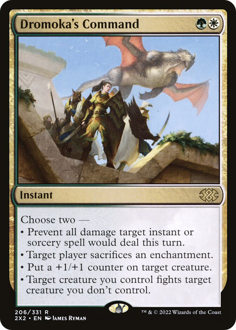 Dromoka's Command
Double Masters 2022
Single
Magic: The Gathering