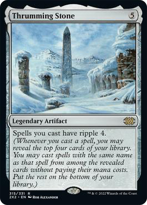 Thrumming Stone\nDouble Masters 2022\nSingle\nMagic The Gathering