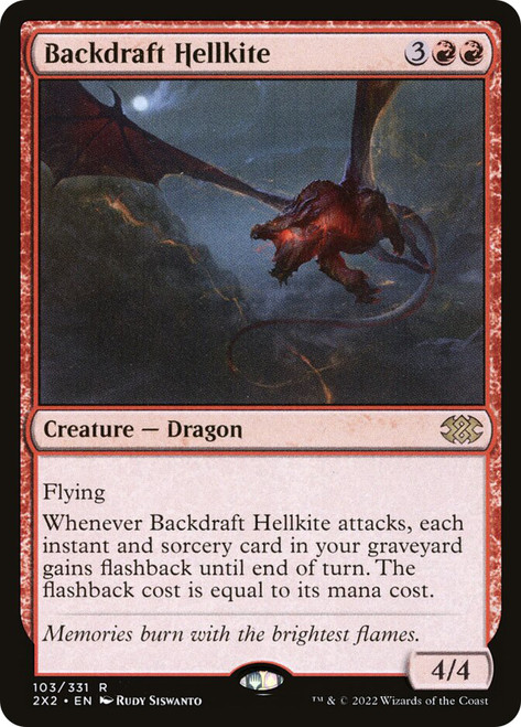 Backdraft Hellkite
Double Masters 2022
Single
Magic: The Gathering