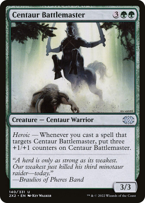Centaur Battlemaster
Double Masters 2022
Single
Magic: The Gathering