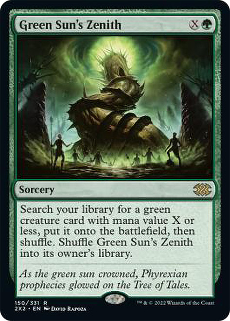 Green Sun's Zenith\nDouble Masters 2022\nSingle\nMagic The Gathering