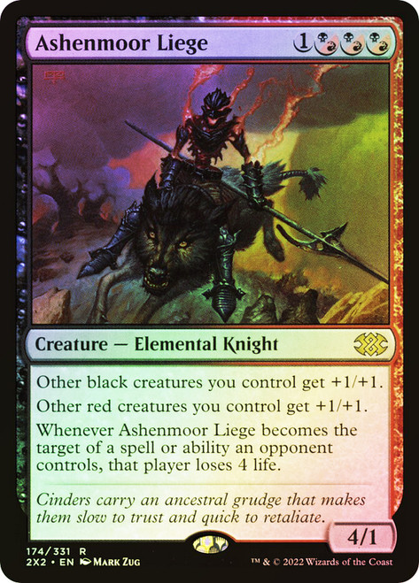 Ashenmoor Liege
Double Masters 2022
Single
Magic: The Gathering