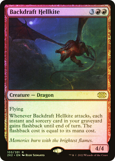 Backdraft Hellkite
Double Masters 2022
Single
Magic: The Gathering