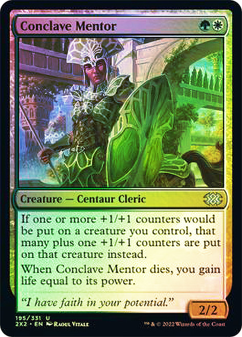 Conclave Mentor\nDouble Masters 2022\nSingle\nMagic The Gathering