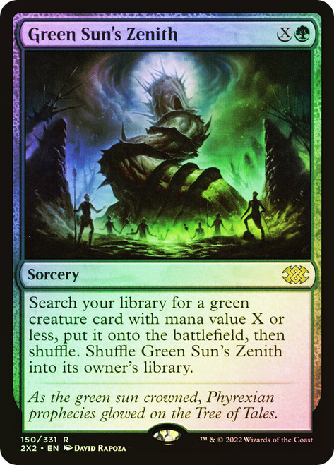 Green Sun's Zenith
Double Masters 2022
Single
Magic: The Gathering