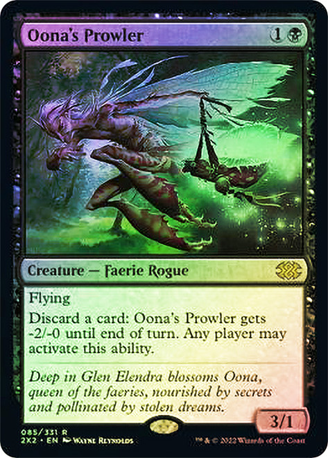 Oona's Prowler\nDouble Masters 2022\nSingle\nMagic The Gathering