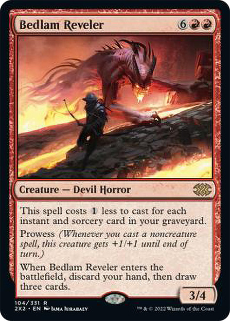 Bedlam Reveler\nDouble Masters 2022\nSingle\nMagic The Gathering