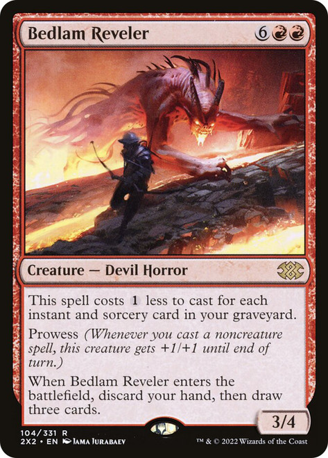 Bedlam Reveler
Double Masters 2022
Single
Magic: The Gathering