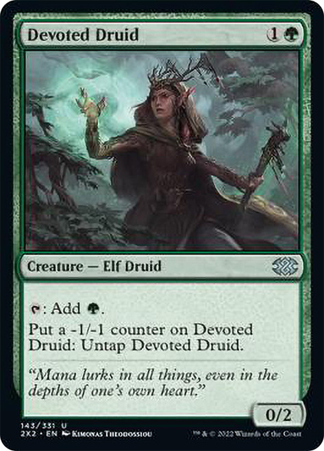 Devoted Druid\nDouble Masters 2022\nSingle\nMagic The Gathering