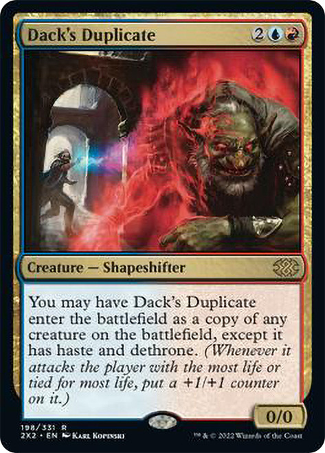 Dack's Duplicate\nDouble Masters 2022\nSingle\nMagic The Gathering
