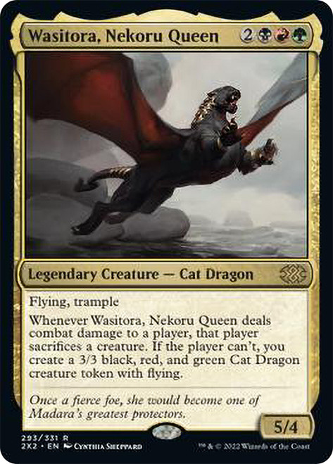 Wasitora, Nekoru Queen\nDouble Masters 2022\nSingle\nMagic The Gathering