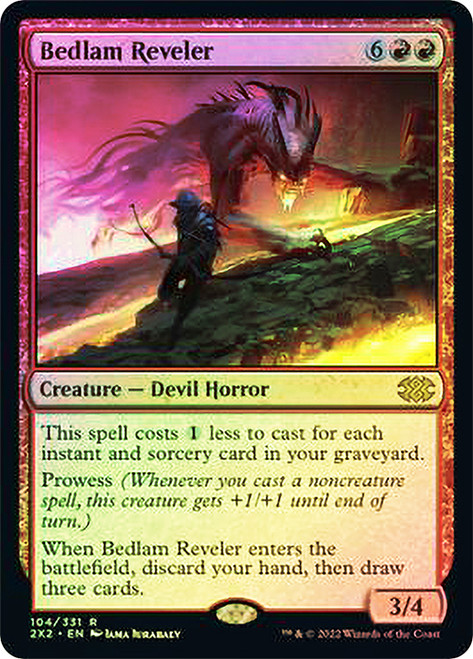 Bedlam Reveler\nDouble Masters 2022\nSingle\nMagic The Gathering