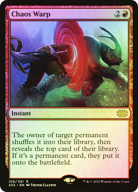 Chaos Warp
Double Masters 2022
Single
Magic: The Gathering