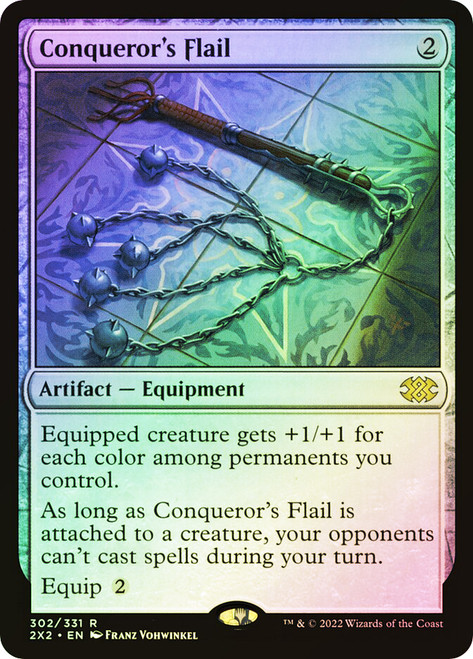 Conqueror's Flail
Double Masters 2022
Single
Magic: The Gathering