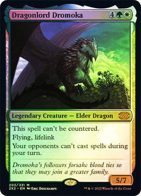 Dragonlord Dromoka\nDouble Masters 2022\nSingle\nMagic The Gathering
