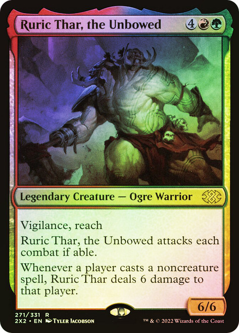 Ruric Thar, the Unbowed
Double Masters 2022
Single
Magic: The Gathering