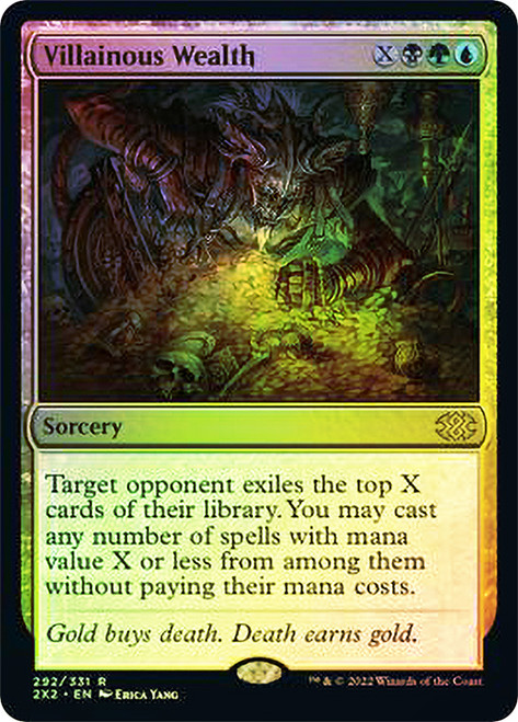 Villainous Wealth\nDouble Masters 2022\nSingle\nMagic The Gathering
