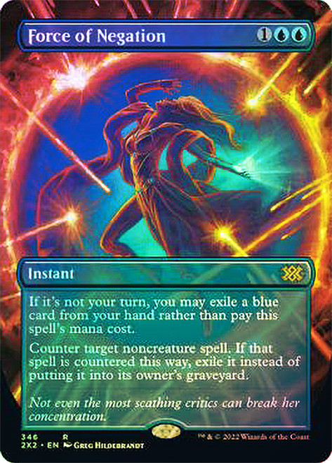 Force of Negation (Borderless) | Double Masters 2022 - Variants 