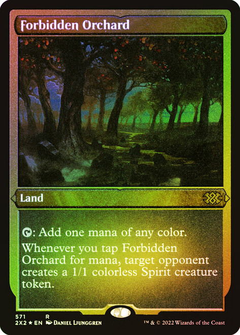 Forbidden Orchard (Foil Etched) | Double Masters 2022 - Alternate 