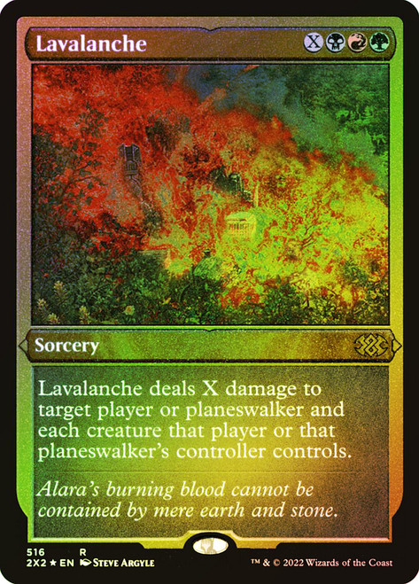 Lavalanche
Double Masters 2022
Single
Magic: The Gathering