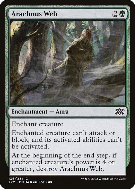 Arachnus Web
Double Masters 2022
Single
Magic: The Gathering
