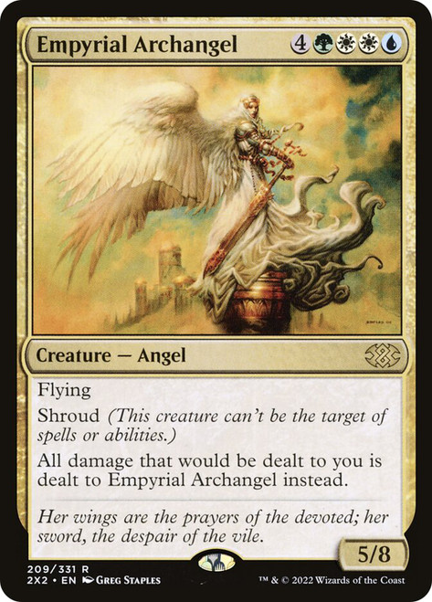 Empyrial Archangel
Double Masters 2022
Single
Magic: The Gathering