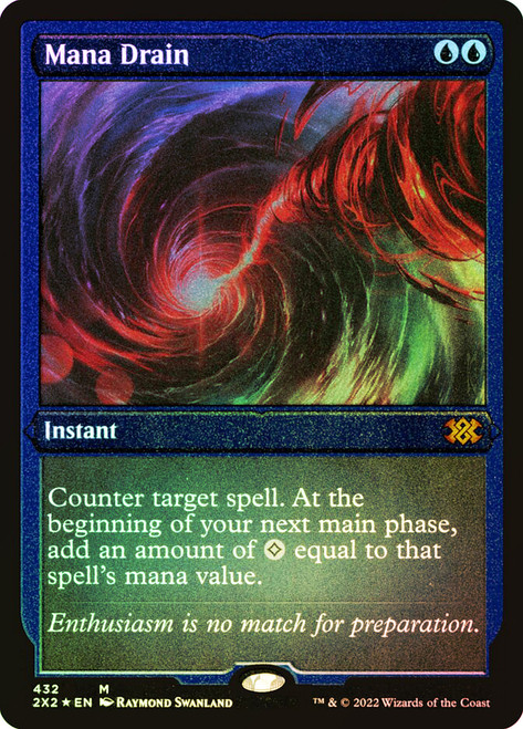 Mana Drain (Foil Etched) | Double Masters 2022 - Alternate Foil 