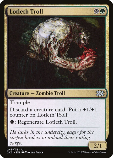 Lotleth Troll
Double Masters 2022
Single
Magic: The Gathering