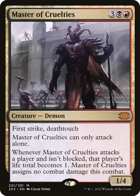 Master of Cruelties
Double Masters 2022
Single
Magic: The Gathering