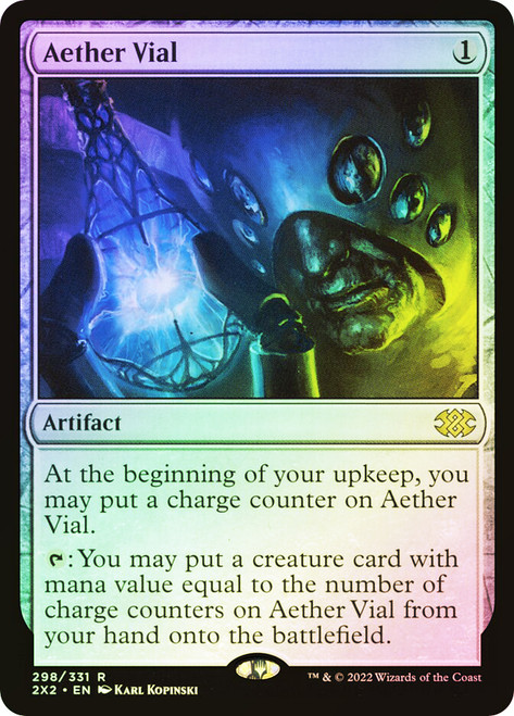 Aether Vial
Double Masters 2022
Single
Magic: The Gathering