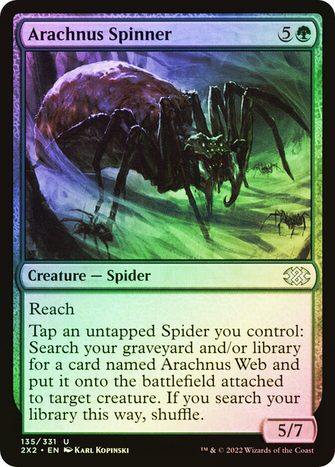 Arachnus Spinner
Double Masters 2022
Single
Magic: The Gathering