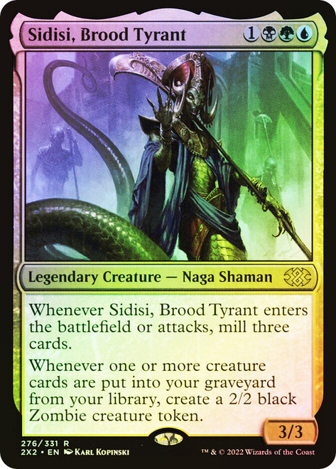 Sidisi, Brood Tyrant
Double Masters 2022
Single
Magic: The Gathering