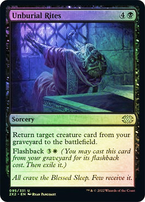 Unburial Rites\nDouble Masters 2022\nSingle\nMagic The Gathering