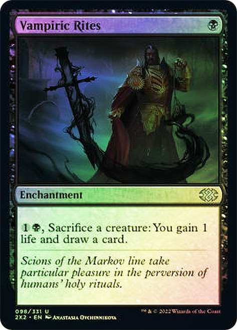 Vampiric Rites\nDouble Masters 2022\nSingle\nMagic The Gathering