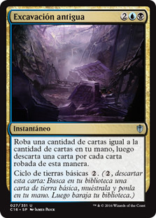 Ancient Excavation\nCommander: 2016 Edition - Spanish\nSingle\nMagic The Gathering