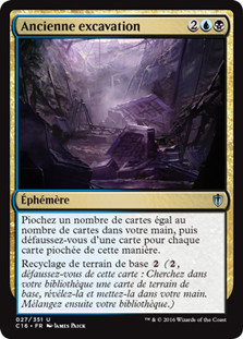 Ancient Excavation\nCommander: 2016 Edition - French\nSingle\nMagic The Gathering